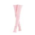 thumbnail image 6 of Outfmvch leg warmers Women Thigh High Socks Extra Long Cotton Knit Warm Thick Tall Long Boot Stockings Leg Warmers knee high leg warmers Pink B, 6 of 6