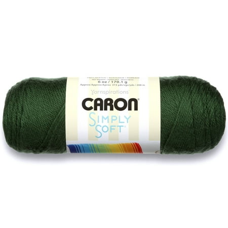 UPC: 0035613977074 | Caron® Simply Soft® #4 Medium Acrylic Yarn Dark Sage 6oz/170g 315 Yards