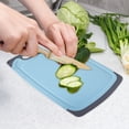 thumbnail image 6 of KQJQS Plastic Cutting Boards For Kitchen Dishwasher Safe, Extra Large Cutting Board For Meat With Grooves, Easy Grip Handle, Non-Slip, With Grinding Area, 6 of 6