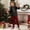 Kids, variant on Christmas Family Pajamas Matching Set - 2 piece Black Christmas Tree Plaid Print Long Sleeve Top and Pants Sets, Casual Family Outfits Sets for M Pjs