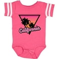 thumbnail image 3 of Inktastic California with Triangle and Palm Trees Boys or Girls Baby Bodysuit, 3 of 5