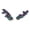 Two Ballistic Lizards, variant on Ballistic Lizard Floating Dog Toy 16" of Bright Colorful Fun Play Fetch Tug Chew (Two Ballistic Lizards)