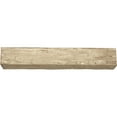 thumbnail image 2 of Ekena Millwork 4"H x 4"D x 60"W Hand Hewn Faux Wood Fireplace Mantel, Natural Pine, 2 of 13