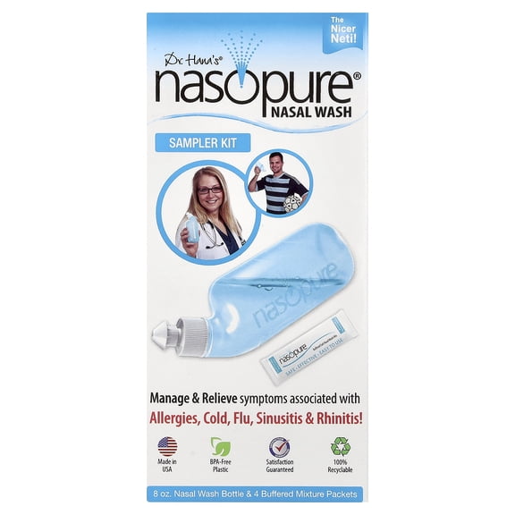 Nasopure Dr. Hana's Nasal Wash, Sampler Kit, 6 Piece Kit