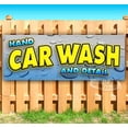 thumbnail image 1 of Hand Car Wash 13 oz Vinyl Banner With Metal Grommets, 1 of 4