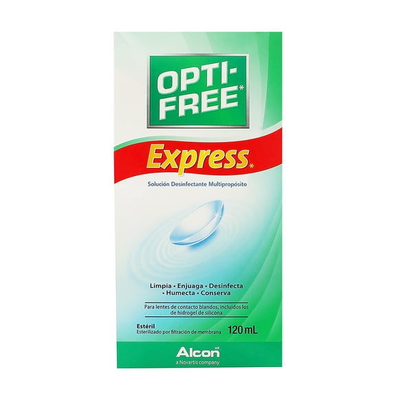 Solución desinfectante Opti-Free express multipropósito, 120 ml