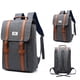 thumbnail image 5 of Mochila Nylon Poliéster Unisex Mochila escolar Cremallera S Correa Mochila para viajes escolares, Gris Jumpingount AP000860-02, 5 of 7