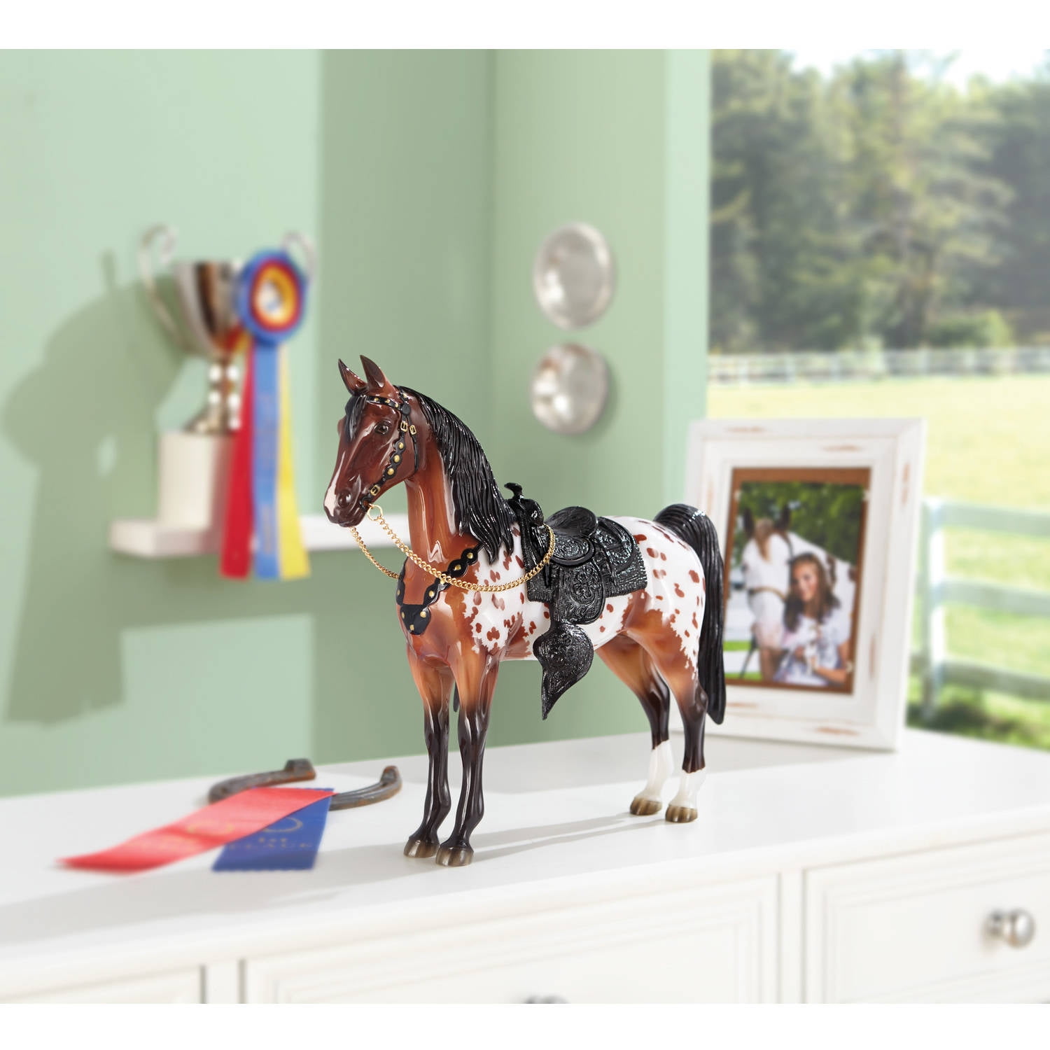 BREYER Traditional Series Appaloosa Horse, Glitterati, Breyer 65th