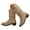 Beige, variant on UngA Women Boots Slouch Boots Fashion Slouchy Suede Pointed Toe Block Low Heels Wide Calf Boots Winter Fall Dress Boots Women Mid Calf Black,Size 6.5