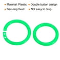 thumbnail image 4 of Unique Bargains 1.1' OD 0.8' ID Loose Leaf Rings Binder Ring Plastic for Book DIY Scrapbook Notebook, Green 50 Pack, 4 of 5