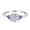 Moissanite, variant on Moissanite Size-5 Art Deco Round Vintage Style Triangular Cluster CZ Wedding Engagement Rings For Women 925 Sterling Silver Gifts For Her