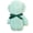 E004- Green, variant on Hand Towel for Bathroom, Soft Teddy Bear, 18X30 In, Warp Knitted, Waffle Pattern, Moisture Wicking, Gift, Bow, Bear, Blush, Holiday 1 Pc
