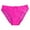 Hot Pink, variant on Povozer Women's Cotton Brief Women's Fashion Low Waist Underwear Solid Color Briefs Underwear Women Panties for L,Hot Pink