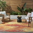 thumbnail image 4 of Nourison Essentials Outdoor Flame 5' x 7' Area Rug (5x7), 4 of 9