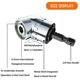 thumbnail image 2 of 105 Degree Right Angle Drill Adapter and 12pcs Bend Screwdriver Bit 1/4In Hex Shank Driver Angle Drill Attachment Short, 2 of 5