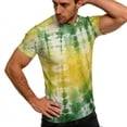 thumbnail image 6 of PNTUTB Summer Women's Fashion Tie Dye Print Casual Crew Neck Pullover Loose Comfortable Short Sleeve Tops, 6 of 6