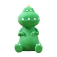 thumbnail image 1 of Alcancía de dinosaurio, antideslizante, irrompible, para escritorio, para el hogar, guardería, estatua de dinosaurio, dinero, especiero verde, 1 of 9