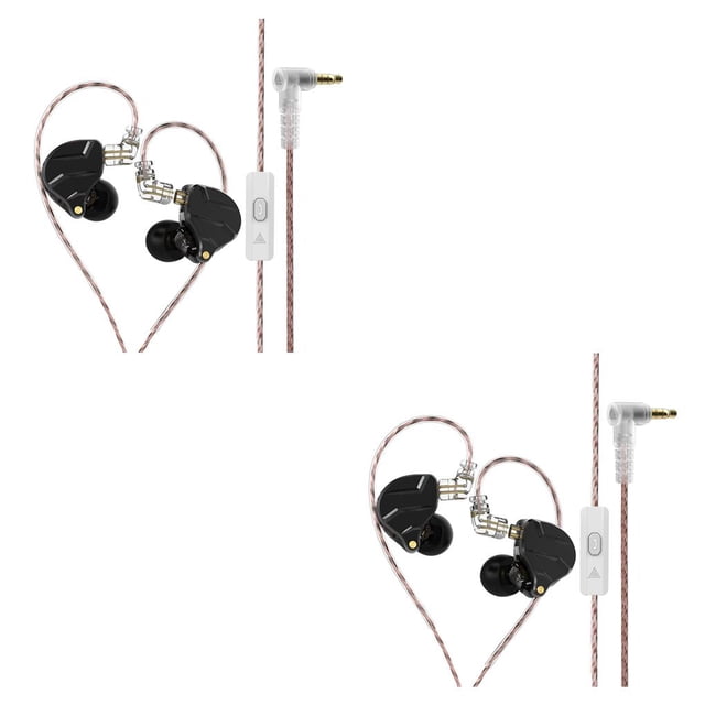 Matsuzay Auriculares para teléfono con cable de 3,5 mm con cancelación de ruido Auriculares para teléfono móvil Revestimiento de cable largo Type1 NO1