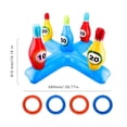 thumbnail image 3 of Juego Lanzamiento Bolos PVC Suministros Inflables Ligeros para Fiestas en La Playa (azul), 3 of 4