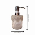 thumbnail image 3 of Botella de jabón recargable tipo prensa con diamantes de imitación de alta gama for hoteles y baños, 3 of 3