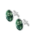 thumbnail image 2 of Saint Patrick's Day Stylish Mens Cufflink Set and Shirt Clip Made of Stainless Steel for Formal Attire and Business Meetings, 2 of 6