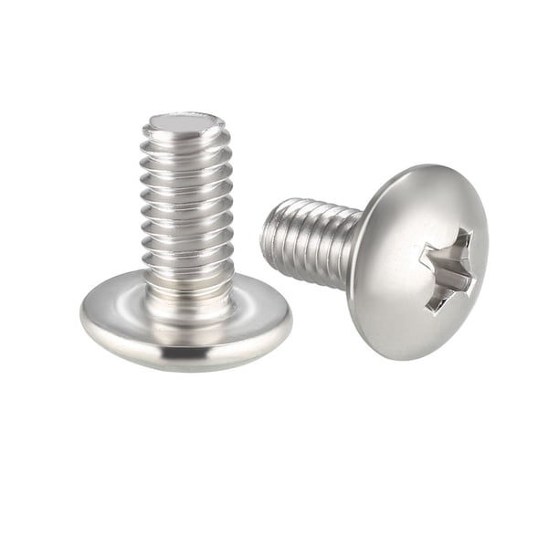 Tornillos de máquina Unique Bargains, tornillo Phillips M4x8mm, acero inoxidable 304, fijaciones 30Pcs