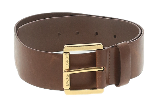 Michael Kors Brown and Gold Women\'s Belt NWOT Michael Kors Reversible Logo Leather Buckle Waist Belt  main image 2