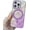 Purple, variant on Fashion Wave Pattern Laser Magnetic Wireless Charging Case for iPhone 11 12 13 14 15 Pro Max Hard Pc Bumper Cover(for iPhone 13 Pro/Black)