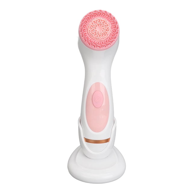 Cepillo De Limpieza Facial, Cepillo Eléctrico Portátil Suave Impermeable De La Cara Del Silicón Para El Salón