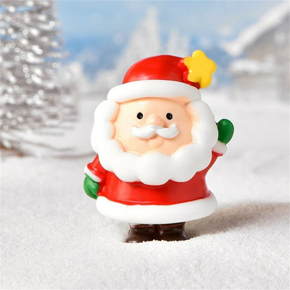 Wefuesd Happy Christmas Santa Snowman Couple Micro Snowy Decoration Crystal Ball Accessories, Table Decor, Christmas Decorations, Christmas Gifts