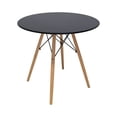 thumbnail image 2 of Comedor Oslo Redondo Negro para 4 Personas Sillas Oslo Azul, 2 of 8