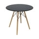 thumbnail image 2 of Comedor Oslo Redondo Negro para 4 Personas Sillas Oslo Azul, 2 of 8