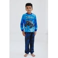 thumbnail image 5 of Monster Jam Megalodon Pajama Shirt and Pants Sleep Set Tie Dye Toddler to Little Kid, 5 of 5