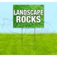 thumbnail image 1 of Landscape Rocks (18" x 24") Yard Sign, Includes Metal Step Stake, 1 of 6