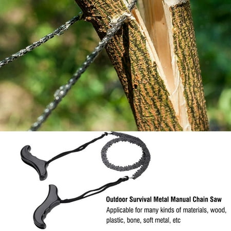 Yosoo Portable Lightweight Metal Manual Chain Saw Outdoor