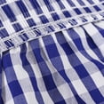 thumbnail image 6 of 3" Mens Loungewear Shorts Plaid Elastic Waist Color Block Casual Sleep Pajama Short Pants Gifts for Men, 6 of 6