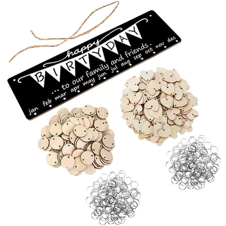 Birthday Calendar Family Wall Decor Advent for Children Calendars