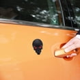 thumbnail image 3 of Etiqueta engomada del cráneo negro del metal 3D Etiqueta auto de la insignia del emblema del logotipo, 3 of 5
