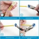 thumbnail image 2 of Mecanismo de compresión inteligente, conectores IDC 314-BOX de latón estañado para cables de 0,5 mm2 a 1,5 mm2, kit de grado industrial fácil de usar con aislamiento de nailon de 20 piezas, 2 of 5