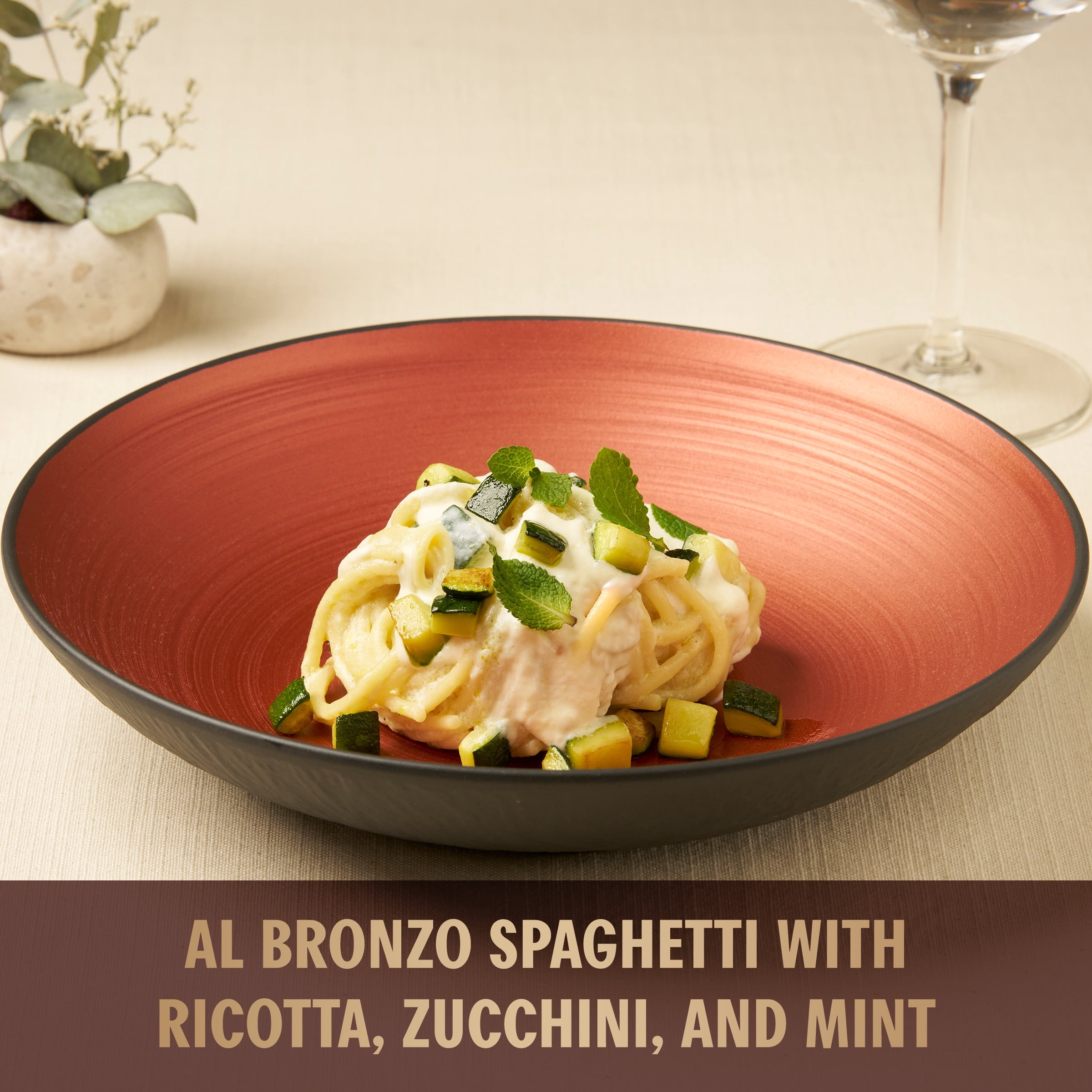 Al Bronzo by Barilla Organic Spaghetti Pasta, Bronze Cut Pasta, 16oz.