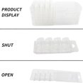 thumbnail image 3 of Wax Melt Containers-8 Cavity Clear Empty Plastic Wax Melt -25 Packs Heart Shape Clamshells for Tarts Wax Melts., 3 of 5