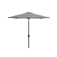 thumbnail image 2 of SAFAVIEH Outdoor Collection Iris Fashion Line 7.5-Foot Square Umbrella Black/White, 2 of 6