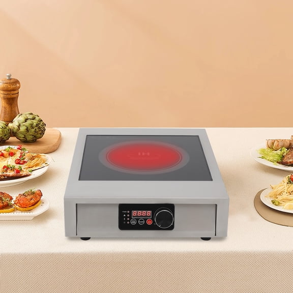 DENEST Commercial Induction Cooktop, 3500W Portable Induction Cooktop 110V Tabletop Induction Cooker