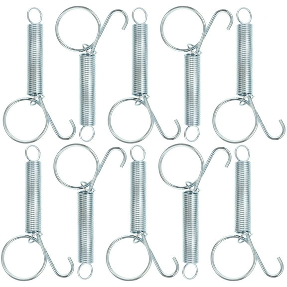 10 Pcs Cage Door Spring Hook Lightweight Latch Practical