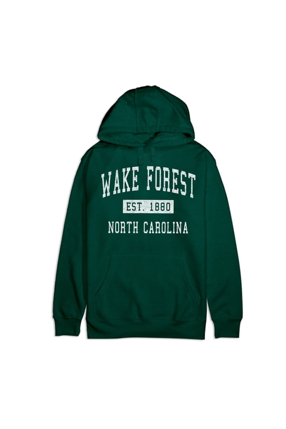 Wake Forest North Carolina Classic Established Premium Cotton Hoodie