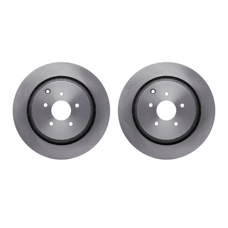 Dynamic Friction Company Rear Brake Rotors 6002-68015