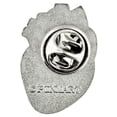 thumbnail image 3 of PinMart's The Human Heart Medical Enamel Lapel Pin, 3 of 3