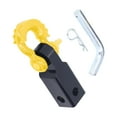 thumbnail image 3 of Grillete Receptor de enganche Kits de remolque Accesorios Acero Fácil de usar Bloque duradero Conector portátil de repuesto con pasador de enganche Amarillo negro, 3 of 8