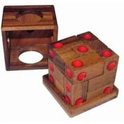 Dice Cube - 3D Wooden Brain Teaser Puzzle