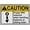 Warning Sign 4, variant on ANSI Novelty Sign Beware of Dog May Attack and Make Him Sick - 8"x12" Weatherproof UV Resistant Plastic Safety Sign